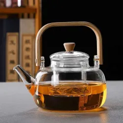 RYSHOPESTORE Borosilicate Glass Tea Brewing Pot