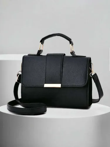 Image of Ryzon Black Girls Sling Bag - Medium Women college for office