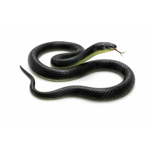 Image of RZA 2026 ZA Realistic Black Rubber Snake Toy
