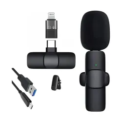 S SUPRENO Cubonic Wireless Lavalier Lapel Microphone