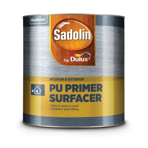 Image of Sadolin by Dulux PU Primer Surfacer 4 Litres with Opaque Finish for White Top coats