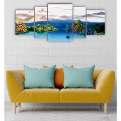 SAF 5-Panel Nature Scenery UV Painting