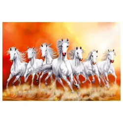 SAF paintings 7 Running Horses Painting