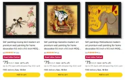 SAF Paintings at minimum 84% Discount