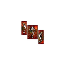 SAF paintings Ganesha Painting (Set of 3)