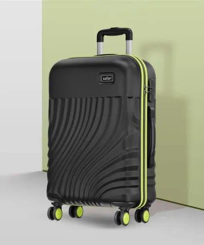 Image of Safar Keplar 75cm Large Check-in Suitcase (Black)