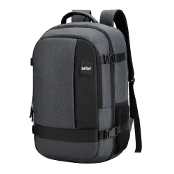 Safari 45L Expandable Overnighter Casual Hiking Travel Backpack Large size Laptop Bag for Man and Women with suitcase compartment, Ideal for Office Use, Work Trips, School, College, boys and...