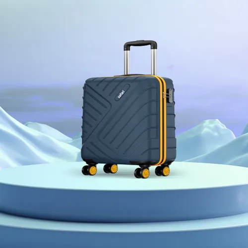 Image of Safari Accent Polycarbonate 8 Wheel Trolley (Suitcase 56 Cm)