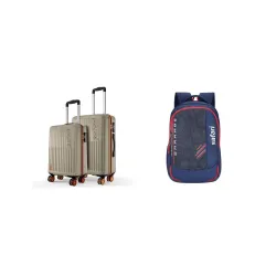 Safari Astra Neo 8 Wheels Set of 2 (Cabin + Medium) Trolley Bags