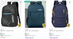 SAFARI Bags & Backpacks at minimum 70% Discount