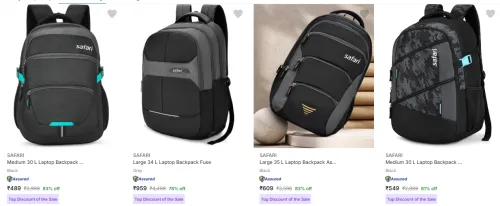 Image of Safari Bags Upto 84% off starting From ₹489