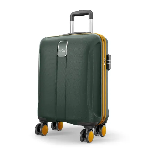 Image of Safari Cabin Polycarbonate Spinner Thorium Neo 8 Wheels 55Cm Size Trolley Bag, Hard Case, 360º Wheeling Carry-On Luggage