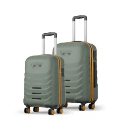 Safari Crescent Set of 2 Hard Case Trolley Bags