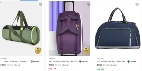 Image of Safari Duffel Bags Upto 79% Discount