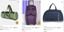 Safari Duffel Bags Upto 79% Discount