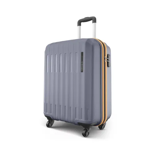 Image of Safari Genius Alley 55cm Cabin Trolley Bag Hard Case Polypropylene, 4 Spinner Wheels, 360 Degree Wheeling Carry on Lugga