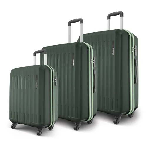 Image of Safari Genius Alley Set of 3 (Cabin + Medium + Large) Trolley Bags