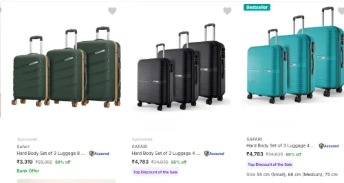 Image of Safari Hard Body Luggage Upto 88% Discount