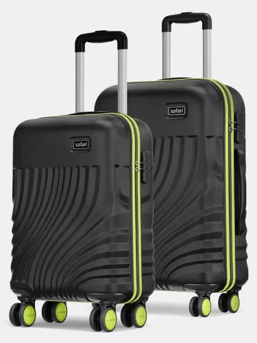 Image of SAFARI Hard Body Set of 2 Luggage 8 Wheels