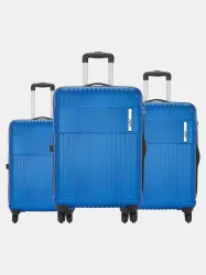 SAFARI Hard Body Set of 3 Luggage 4 Wheels - STEALTH Set of 3 