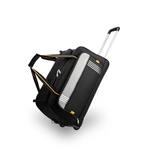 Image of Safari Imperia Trolley 3 Years Warranty Duffle Bag (58 Cm, Black)