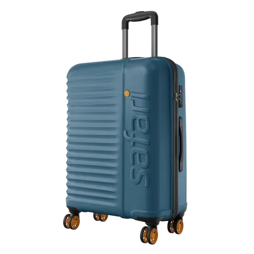 Image of Safari Medium Insignia 8 Wheels 71cm Size Check-in Trolley Bag, TSA Lock, Hard Case Polycarbonate, 360º Wheeling Luggage
