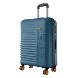Safari Medium Insignia 8 Wheels 71cm Size Check-in Trolley Bag, TSA Lock, Hard Case Polycarbonate, 360º Wheeling Luggage