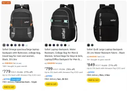 Safari Laptop Backpacks upto 77% Discount