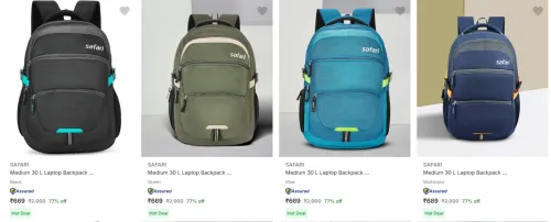 Image of Safari Laptop Bags at minimum 70% Discount