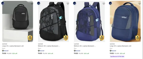 Image of SAFARI Laptop Bags at minimum 83% Discount