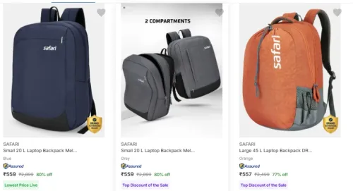 Image of Safari Laptop Bags Upto 80% off