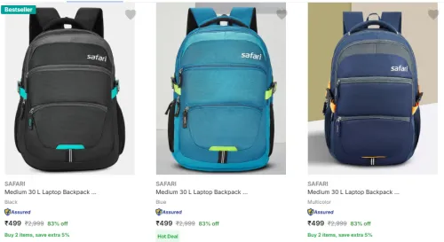 Image of Safari Laptop Bags Upto 83% Discount