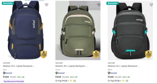 Image of Safari Laptop Bags upto 85% discount 