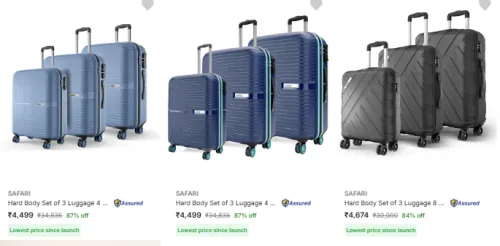 Image of Safari Luggage So3 Upto 87% Discount