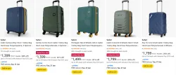 safari luggage starting @ ₹1399