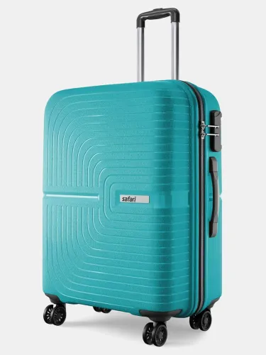 Image of SAFARI Medium Check-in Suitcase (66 cm) 4 Wheels - Eclipse Neo 66 - Teal, Silver