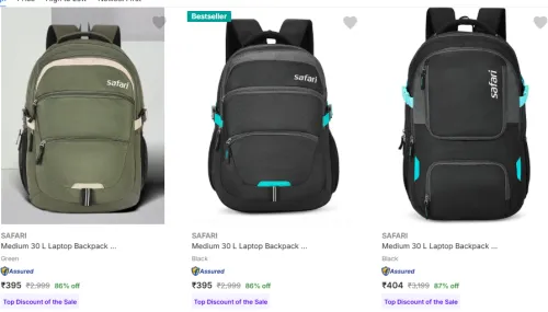 Image of SAFARI Medium Laptop Backpack Upto 87% Discount