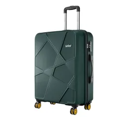 Safari Medium Polypropylene Spinner 8 Wheels Trolley Bag
