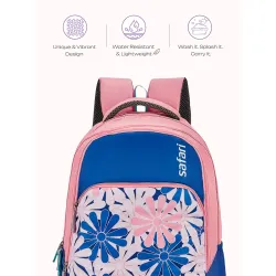 Safari Natura 36L School Backpack Girls 3 Compartments