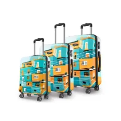 Safari Oasis 55, 65 & 77 Cms Polycarbonate Trolley Bag