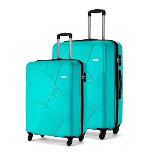 Image of Safari Pentagon Polypropylene Hard Sided Luggage Set, Set of 2, 4 Wheels
