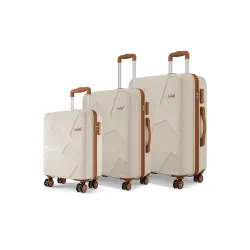 Safari Pentagon Pro 8 Wheels Set of 3 Suitcase