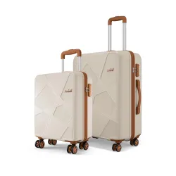 Safari Pentagon Pro 8 Wheels Set of 2, (Cabin + Medium) Trolley Bag