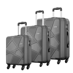 Safari Polypropylene Hardside Luggage Set (Set of 3)