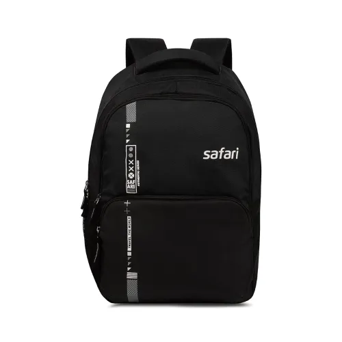 Image of Safari Quill Large Laptop Backpack 26 Ltrs Water Resistant Fabric - Black