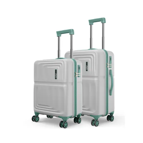 Image of Safari Roma Hard Luggage Trolley Bag with 8 Wheels Set of Cabin and Medium Size