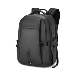 Safari Ronin 30L Formal Laptop Backpack Bag for Man & Women, Ideal for Office Use/School/College Boys and Girls, 3 Compartment Bags with Organizer, Trolley Sleeve, Front pockets, Dual USB Port