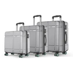 Safari Route Silver Set of 3 Trolley Bag