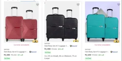 SAFARI Set of 2 Luggage Upto 90% Discount