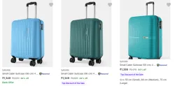 Safari Small Cabin Suitcases From ₹1349